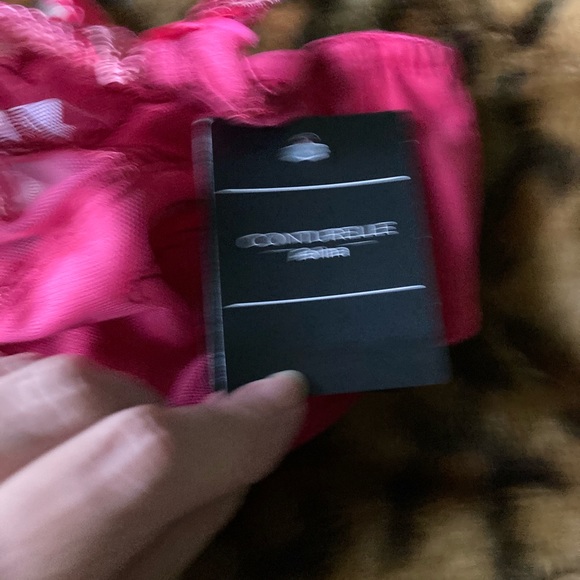 Conturelle Felina Pink Lace Underwire Full Support Bra Size 38B. Brand new! - Picture 3 of 5